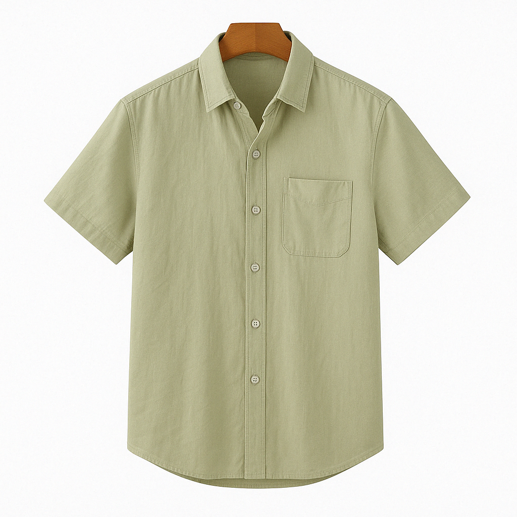 Men’s Short Sleeve Button-Up Shirt