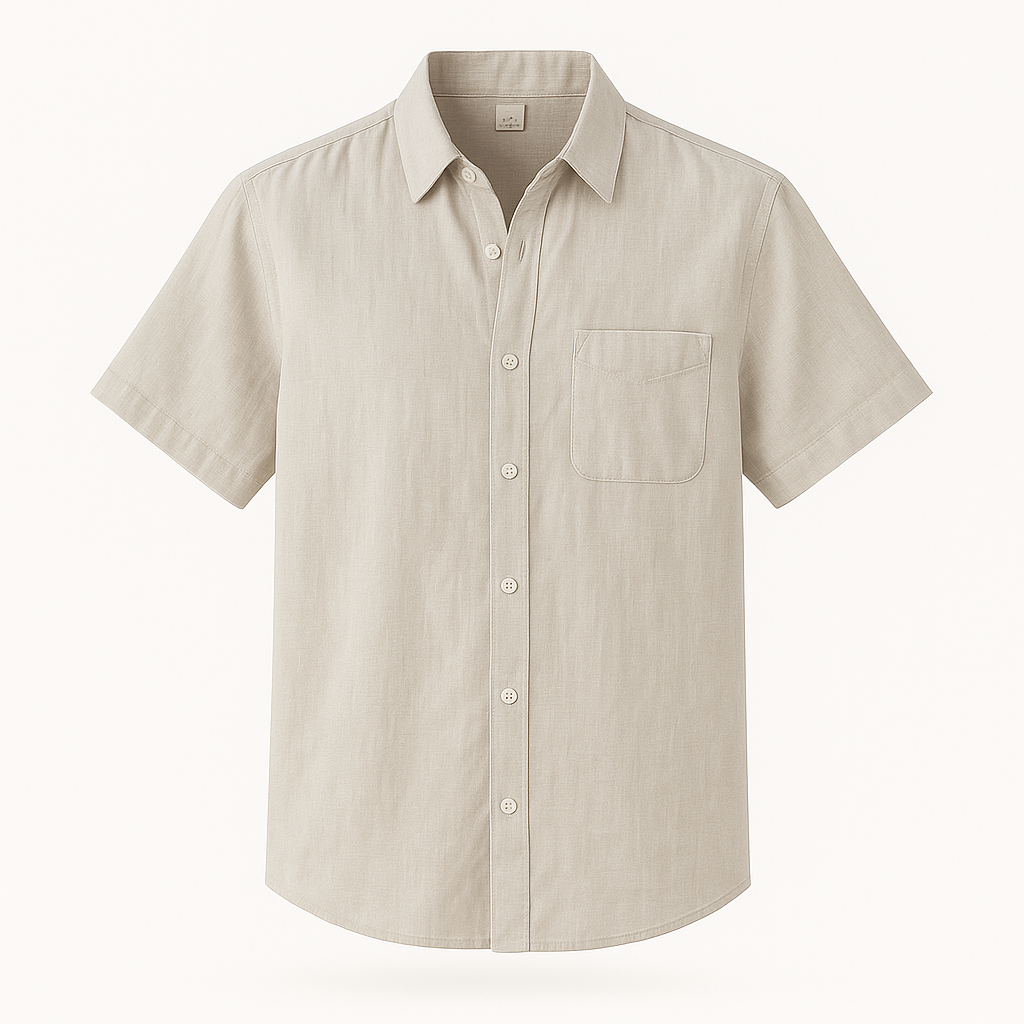 Men’s Short Sleeve Button-Up Shirt