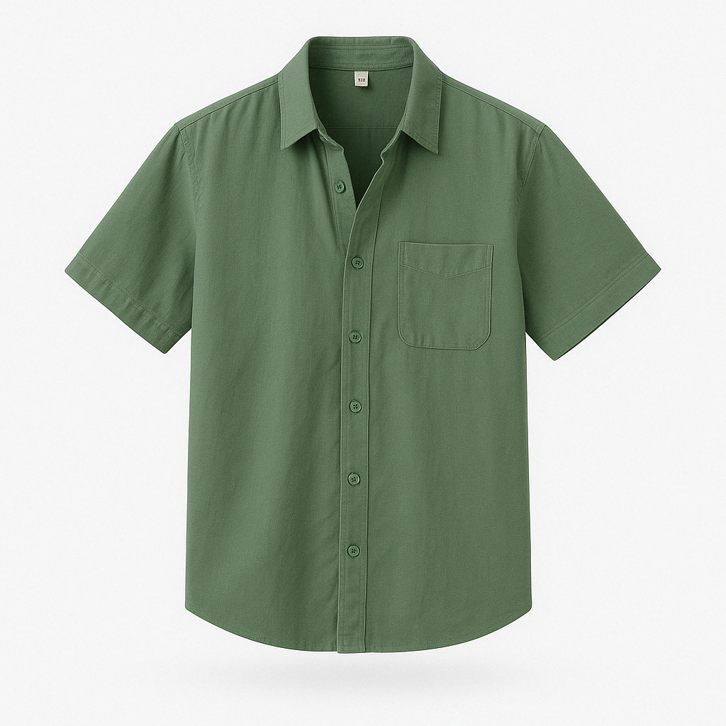 Men’s Short Sleeve Button-Up Shirt