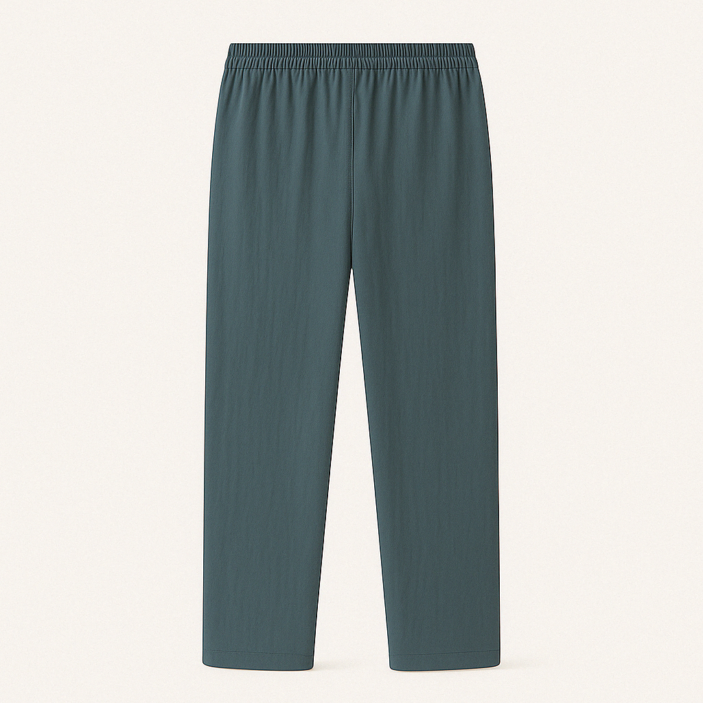 Men's Drawstring Waist Relaxed Fit Trousers